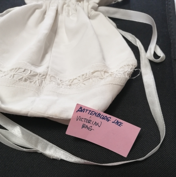 Battenburg Vintage Lace Victorian Bag - Picture 5 of 9